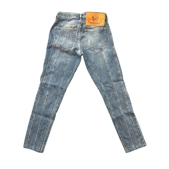 Diesel Jeans Blue Slandy Super Skinny Regular Waist Slim Denim Sz 29 X 32 - Picture 8 of 8